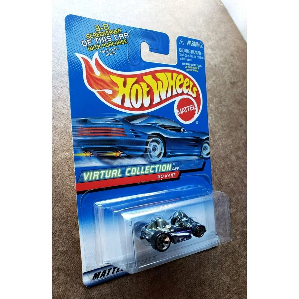2000 Hot Wheels GO KART Metallic Purple VIRTUAL COLLECTION CARS 151 Diecast 1:64